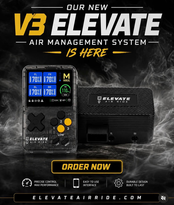 V3 AirPro Elevate Air Ride Management System ONLY ( No Tank, No Compressors )