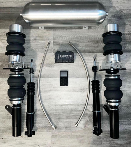 Full Kit - v1 Elevate Air Ride Digital Management System ( with Airbags / Shocks, Tank, & Air Compressors