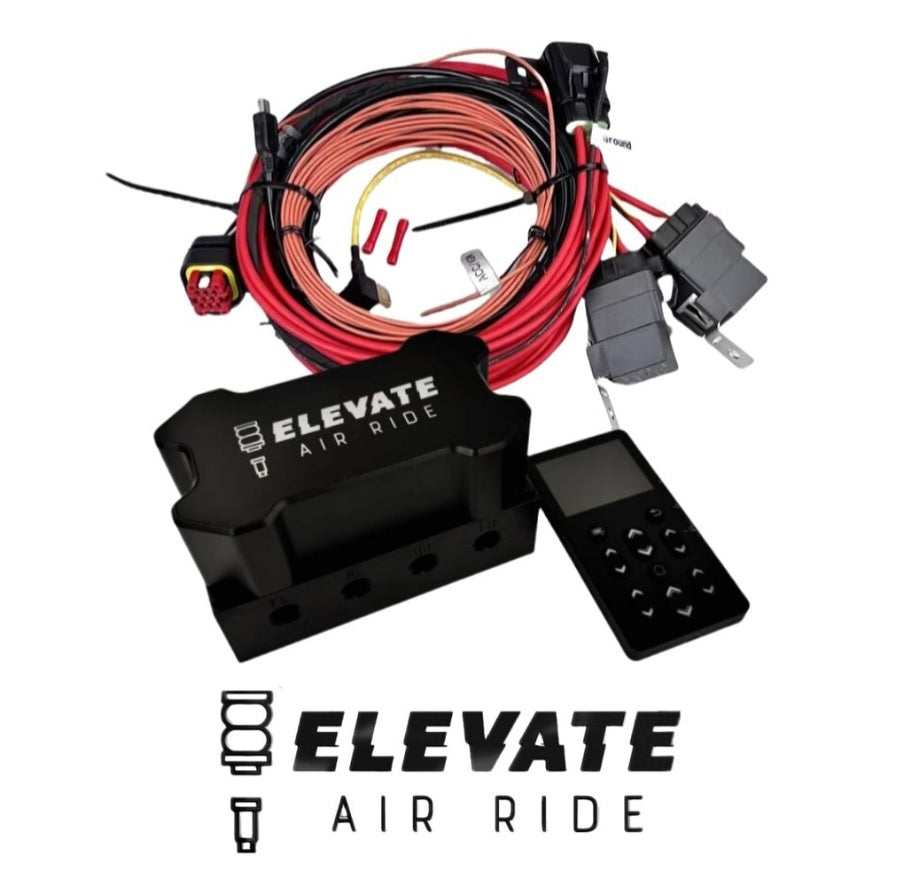 V2 Elevate Air Ride Digital Universal Management System with Air Tank & Dual Compressors ( No Struts )